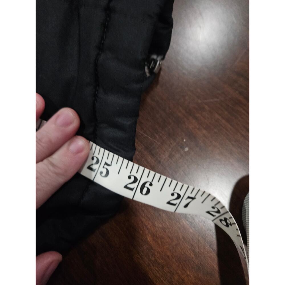 Land's End Black Puffer Jacket Fleece-lined Size XS 2 4 Women's - Picture 11 of 11